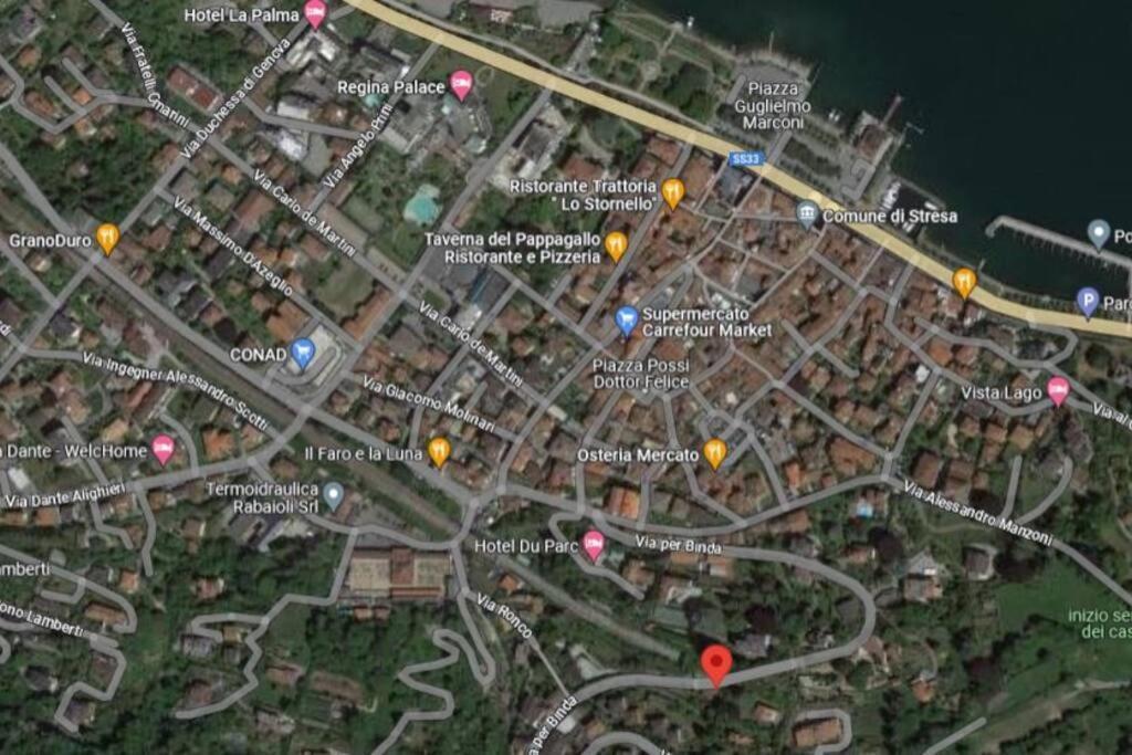 La Finestra Sul Lago - In Villa Con Vista E Posto Auto Coperto Стреза Екстер'єр фото